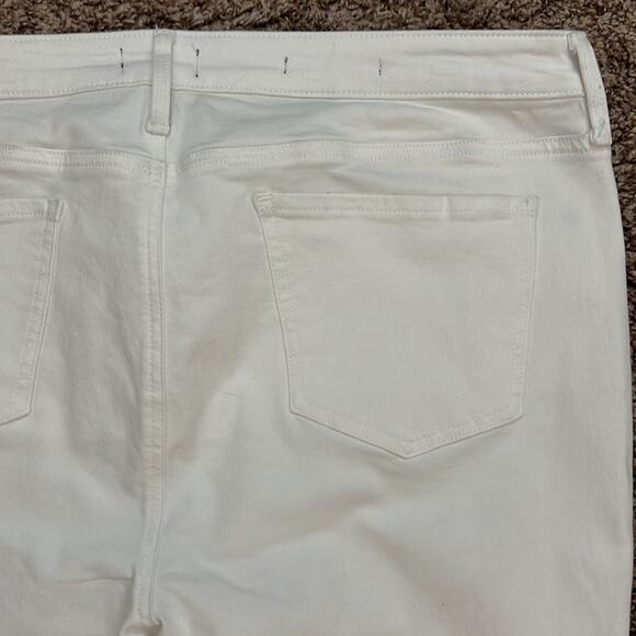 NYDJ Ami Skinny Pants Lift Tuck Technology Optic White Size 16 Summer Shaping - Picture 9 of 11